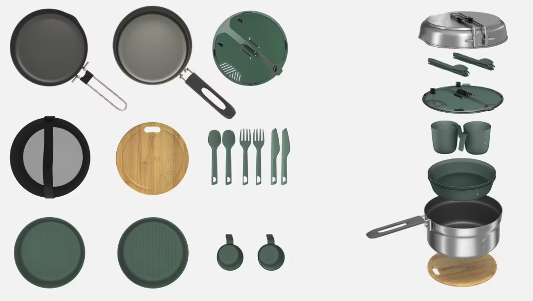 Kit de louça completo para 2 pessoas