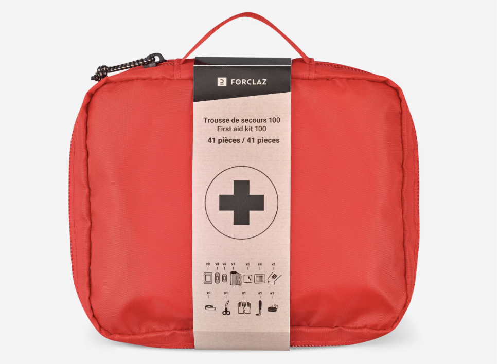 Kit de primeiros socorros compacto