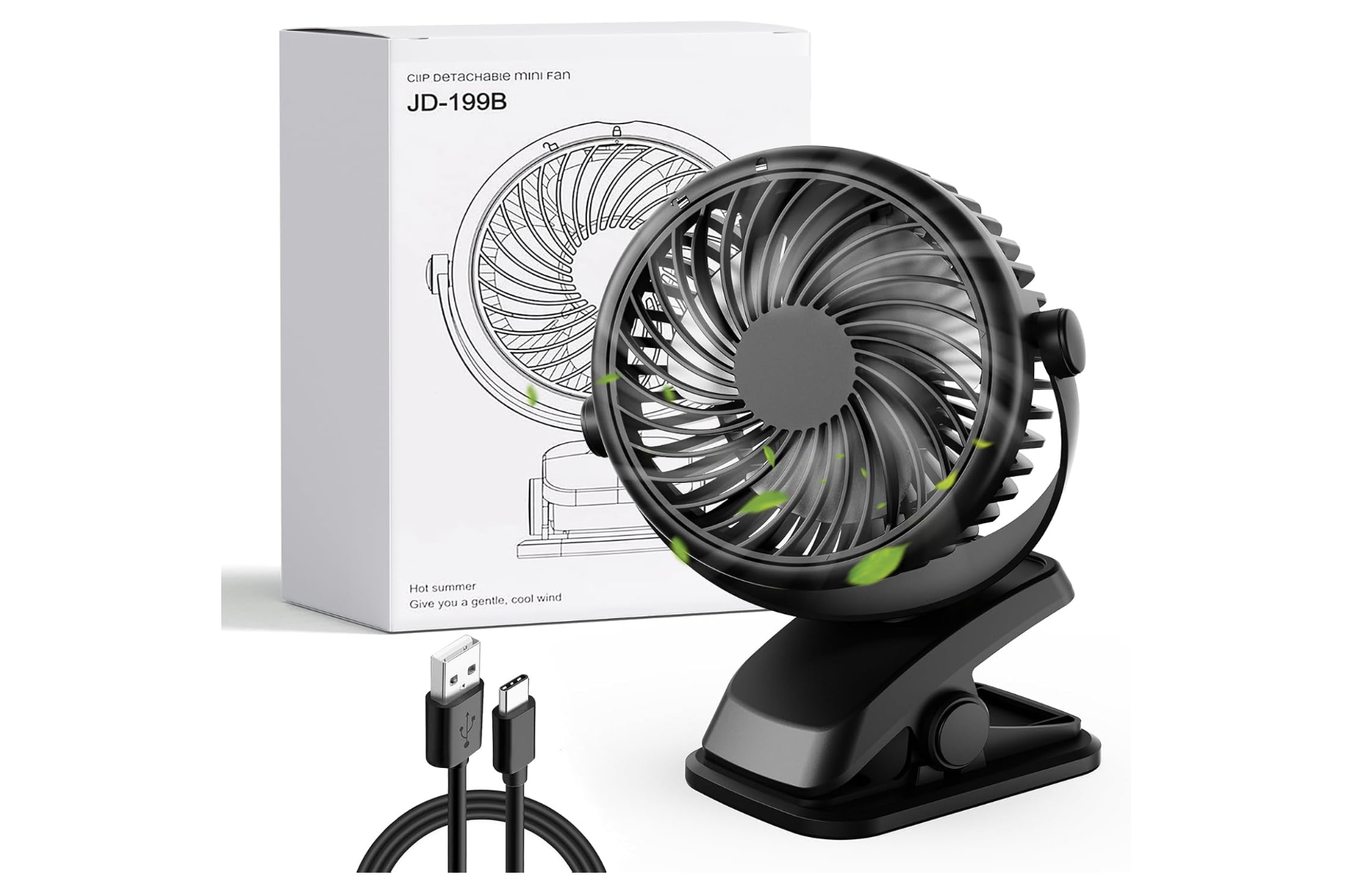 Ventilador a bateria USB